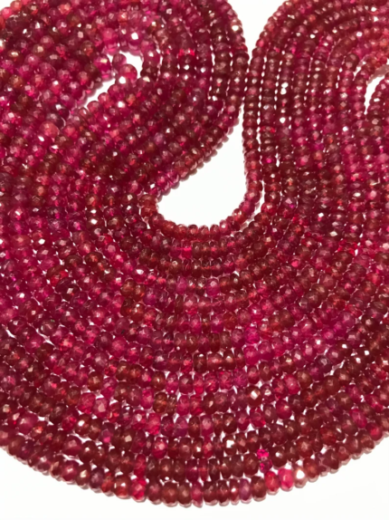 Ruby beads